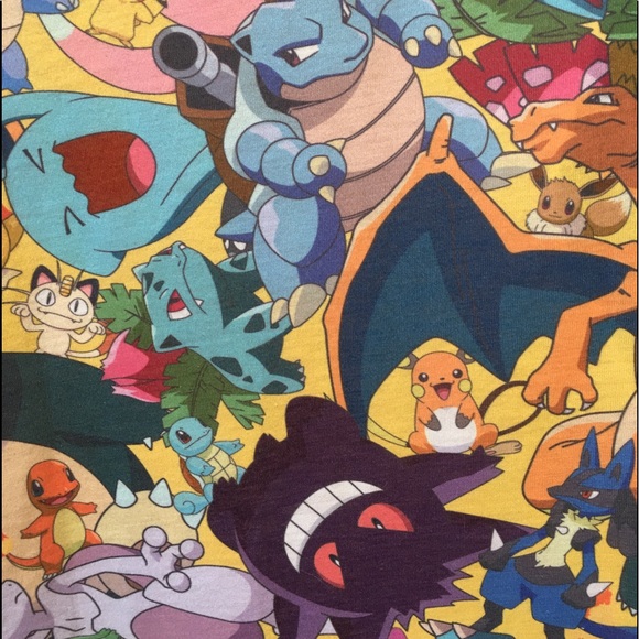 *Pokemon* Men’s Size XL (unisex) tee in light pastels. EBgames Nintendo - Picture 6 of 9